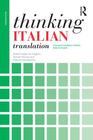 Book cover of Thinking Italian Translation