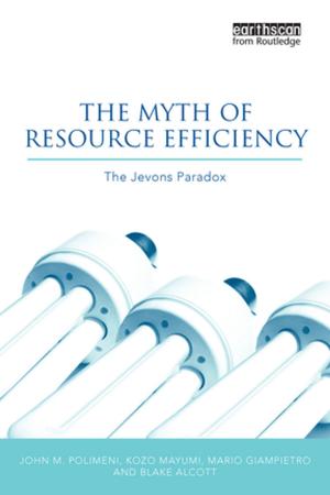 Book cover of The Myth of Resource Efficiency