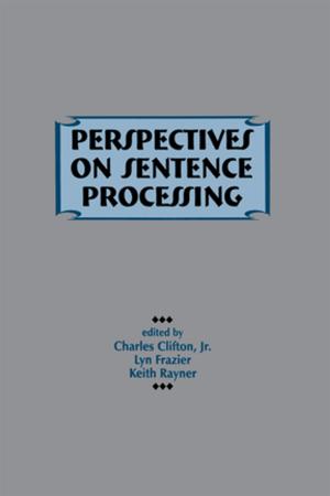 Cover of the book Perspectives on Sentence Processing by Robin Jones, James (Jim) Riordan
