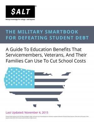 Book cover of The Military Smartbook for Defeating Student Debt