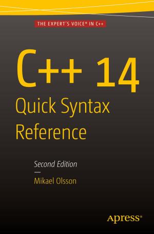 Book cover of C++ 14 Quick Syntax Reference