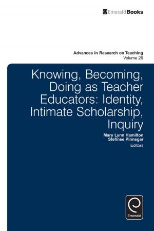 Cover of the book Knowing, Becoming, Doing as Teacher Educators by Donald F. Kuratko, Sherry Hoskinson