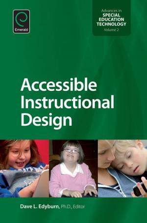 Cover of the book Accessible Instructional Design by Manas Chatterji, Luk Bouckaert, Manas Chatterji