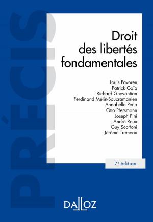 Book cover of Droit des libertés fondamentales