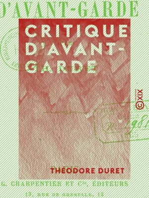 Cover of the book Critique d'avant-garde by Pierre Alexis de Ponson du Terrail