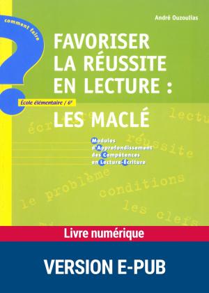 Cover of the book Favoriser la réussite en lecture by Dr Franck Peyré