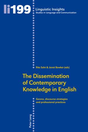 Cover of the book The Dissemination of Contemporary Knowledge in English by L. Graf Wolffskeel v. Reichenberg