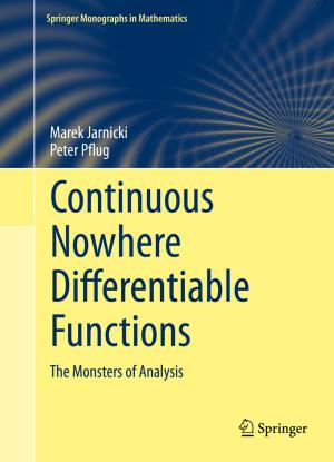 Cover of the book Continuous Nowhere Differentiable Functions by Jorge Bustamante