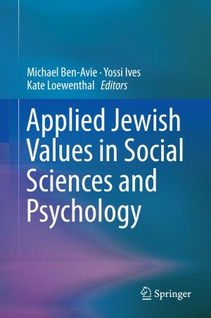 Cover of the book Applied Jewish Values in Social Sciences and Psychology by Francis Comets