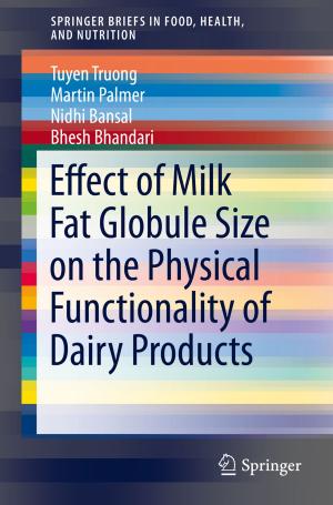 Book cover of Effect of Milk Fat Globule Size on the Physical Functionality of Dairy Products