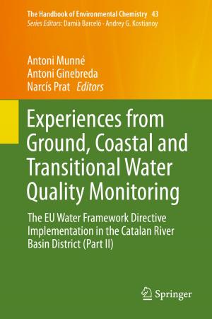 Cover of the book Experiences from Ground, Coastal and Transitional Water Quality Monitoring by Pradipta Biswas