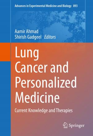 Cover of the book Lung Cancer and Personalized Medicine by Kuan Zhang, Xuemin (Sherman) Shen