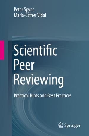 Cover of the book Scientific Peer Reviewing by Karl G. Jechoutek