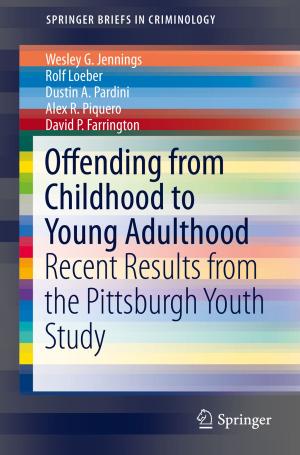 Book cover of Offending from Childhood to Young Adulthood