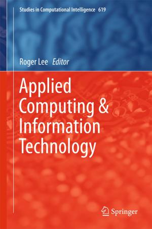 Cover of the book Applied Computing & Information Technology by María Jesús Santesmases