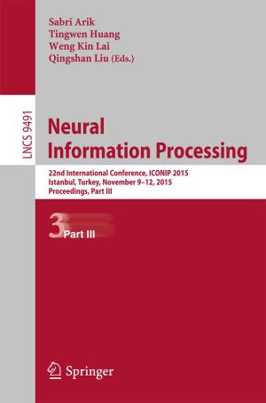 Cover of the book Neural Information Processing by Ryan Alvarado, Marius Mitrea