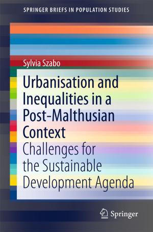 Book cover of Urbanisation and Inequalities in a Post-Malthusian Context