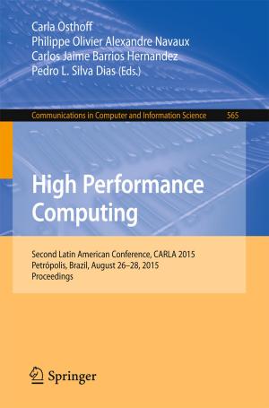 Cover of the book High Performance Computing by Daniel S. Neagoie, Victor T. Alistar, Călin D. Lupiţu, Ioan S. Fotea, Adrian F. Cioară, Andrew R. Thomas, Sebastian Văduva