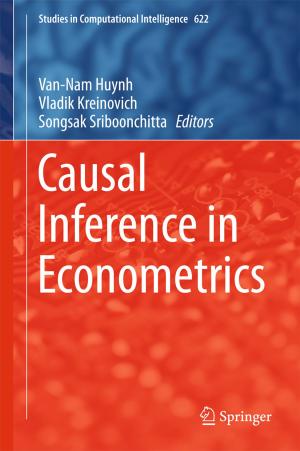 Cover of the book Causal Inference in Econometrics by Gérard A. Maugin
