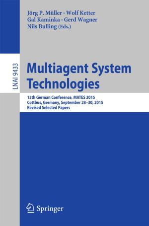Cover of the book Multiagent System Technologies by 平沼 真一