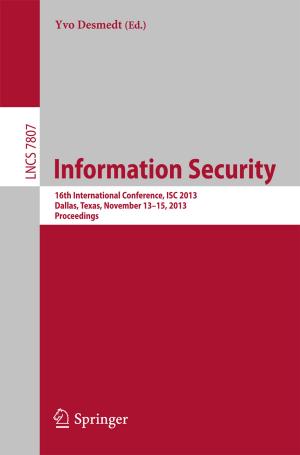 Cover of the book Information Security by Patricia Melin, German Prado-Arechiga