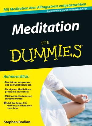 Cover of the book Meditation für Dummies by David M. Noer