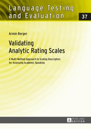 Cover of the book Validating Analytic Rating Scales by Anna Fischer