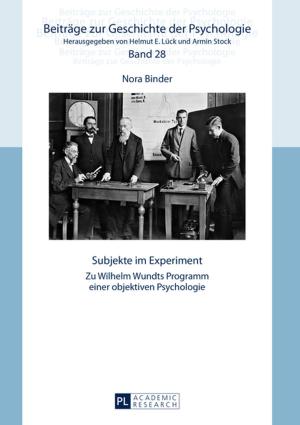 Cover of the book Subjekte im Experiment by Marcelle Janina Gatter
