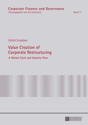 Cover of Value Creation of Corporate Restructuring