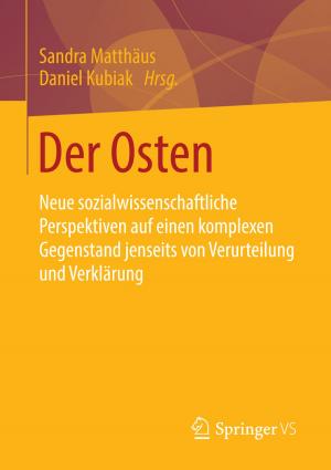 Cover of the book Der Osten by Elke Döring-Seipel, Ernst-Dieter Lantermann