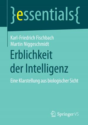 Cover of the book Erblichkeit der Intelligenz by Manfred Bruhn