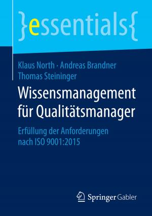 Cover of the book Wissensmanagement für Qualitätsmanager by Eckhard Jesse