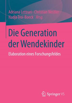 Cover of the book Die Generation der Wendekinder by Christa D. Schäfer