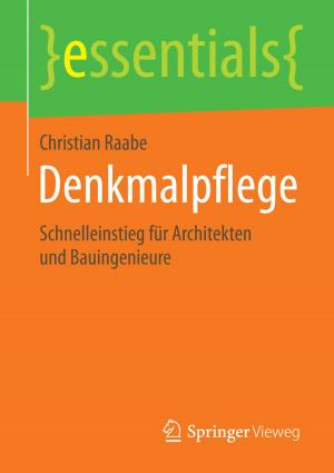 Cover of the book Denkmalpflege by Christoph Moss, Jill-Catrin Heurich