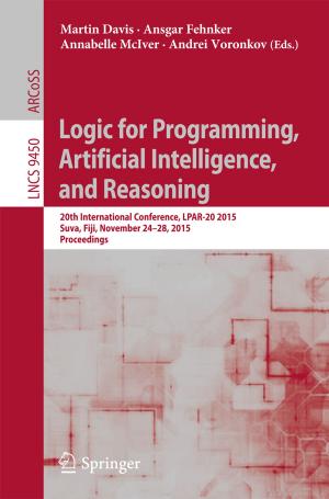 Cover of the book Logic for Programming, Artificial Intelligence, and Reasoning by Hagen Ott, Matthias V. Kopp, Lars Lange