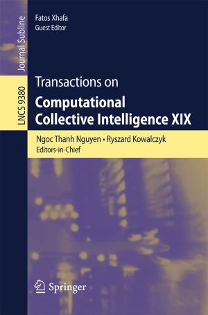 Cover of the book Transactions on Computational Collective Intelligence XIX by A. Wackenheim, G.B. Bradac, R. Oberson