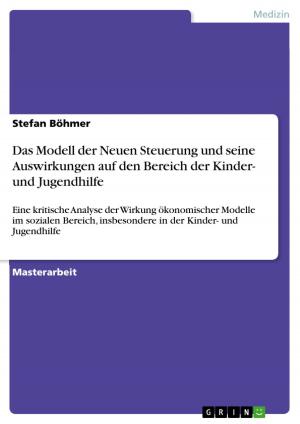 Cover of the book Das Modell der Neuen Steuerung und seine Auswirkungen auf den Bereich der Kinder- und Jugendhilfe by Anke Seifert, Claudia Breisa