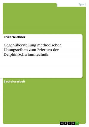 Cover of the book Gegenüberstellung methodischer Übungsreihen zum Erlernen der Delphin-Schwimmtechnik by Jenny Pabst