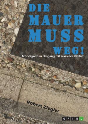 Book cover of Die Mauer muss weg! Mündigkeit im Umgang mit sexueller Vielfalt