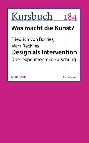 Cover of the book Design als Intervention by Tobias Esch