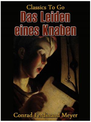 Cover of Das Leiden eines Knaben by Conrad Ferdinand Meyer, Otbebookpublishing