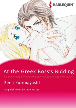 Book cover of AT THE GREEK BOSS'S BIDDING