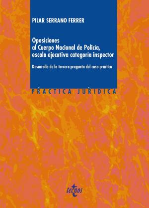 Cover of the book Oposiciones al Cuerpo Nacional de Pólicia, escala ejecutiva categoria inspector by Editorial Tecnos, Luis López Guerra