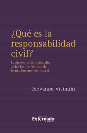Cover of the book ¿Qué es la responsabilidad civil? by Éric Millard