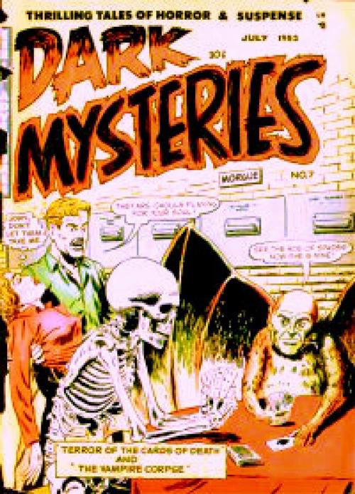 Cover of the book Dark Mysteries Five issue Jumbo Comic by Hy Fleishman, JW Comics