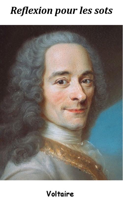 Cover of the book Réflexions pour les sots by Voltaire, KKS