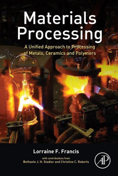 Cover of the book Materials Processing by Lorraine F. Francis, Ph.D, Elsevier Science