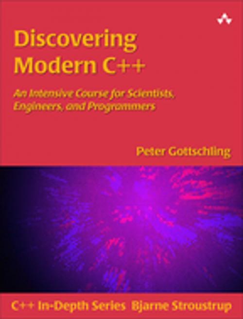 Cover of the book Discovering Modern C++ by Peter Gottschling, Pearson Education