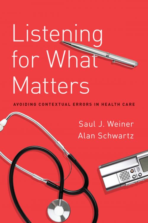Cover of the book Listening for What Matters by Saul Weiner, Alan Schwartz, Oxford University Press