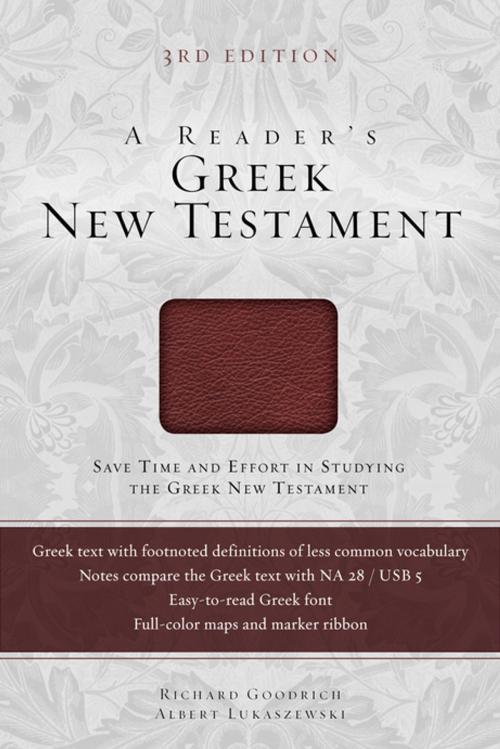 Cover of the book A Reader's Greek New Testament by Richard J. Goodrich, Albert L. Lukaszewski, Zondervan Academic